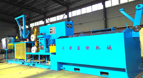 新型拔絲壓扁收盤一體機